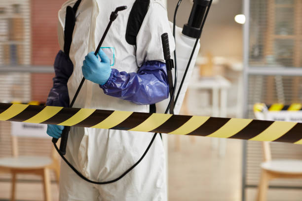 Professional Blood Cleanup technician working in Waveland, IN